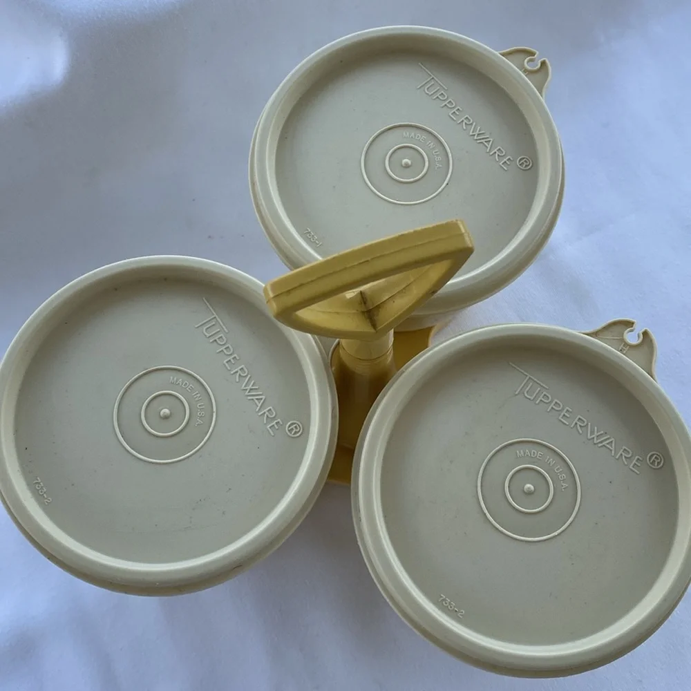 Tupperware Set - Condiment and Caddy Set Vintage